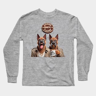 Doggie Bros Coffee by focusln Long Sleeve T-Shirt